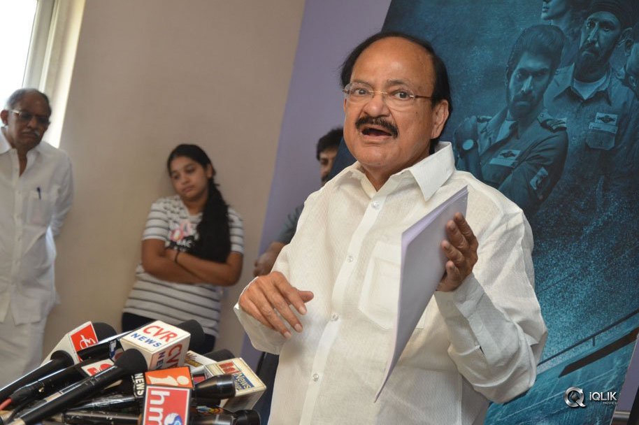 Venkaiah-Naidu-Watch-Ghazi-Movie-At-Prasad-Labs